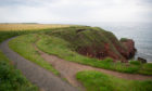 The Arbroath cliffs.