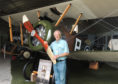 Project leader Julian Stevenson with the finished aircraft.