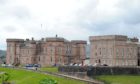 Inverness Castle which contains the city's Sheriff Court.