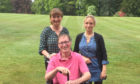 Richard with wife Elaine and daughter Lorna.
