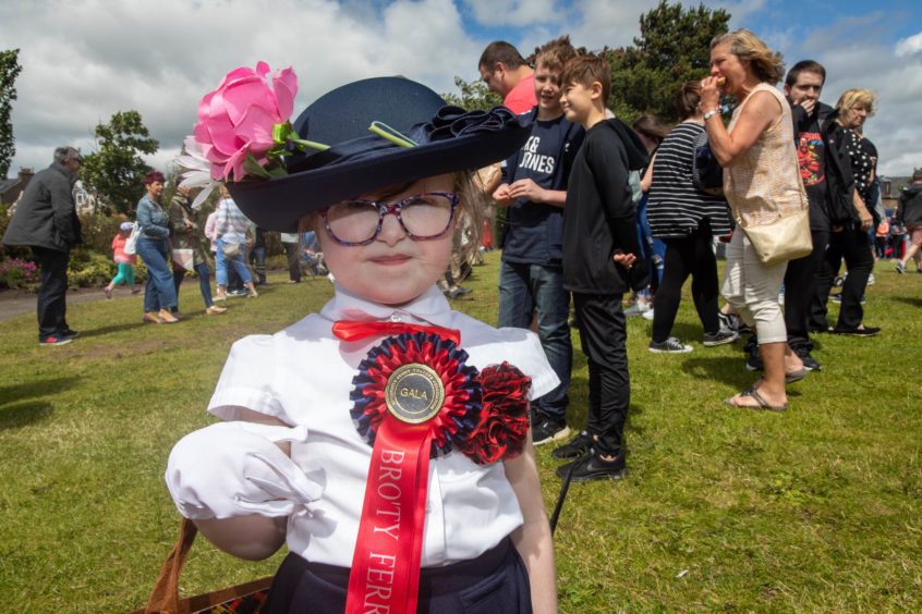Best overall costume winner Sophie Douglas, 5, as Mary Poppins.
