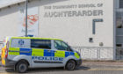 Graffiti at the Community School in Auchterarder, which appeared this month, is the latest in a string of incidents.