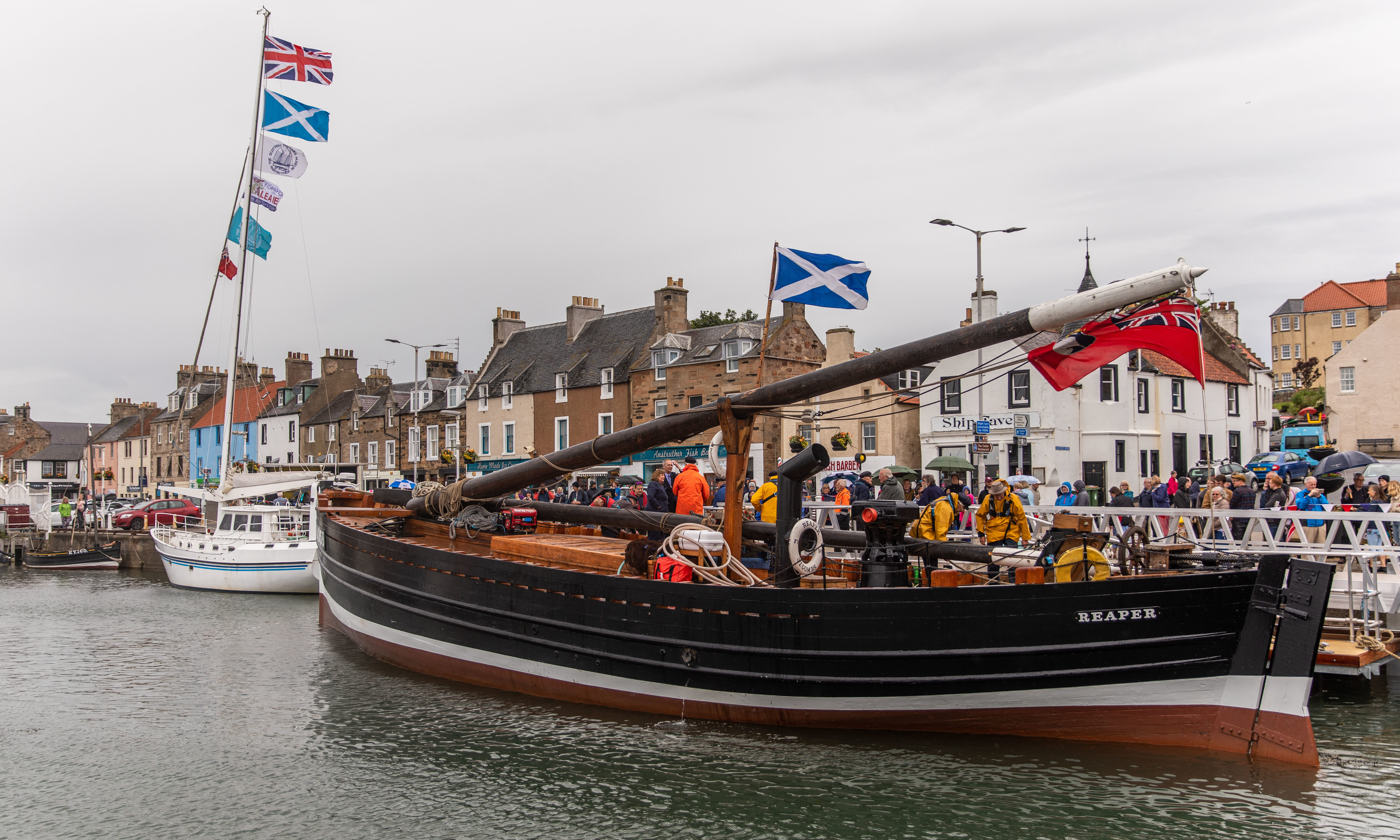 The Reaper returns to Anstruther.