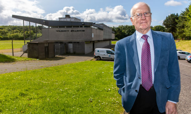 Councillor Ross Vettraino outside Warout Stadium.