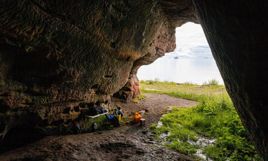 One of the ancient Wemyss Caves.