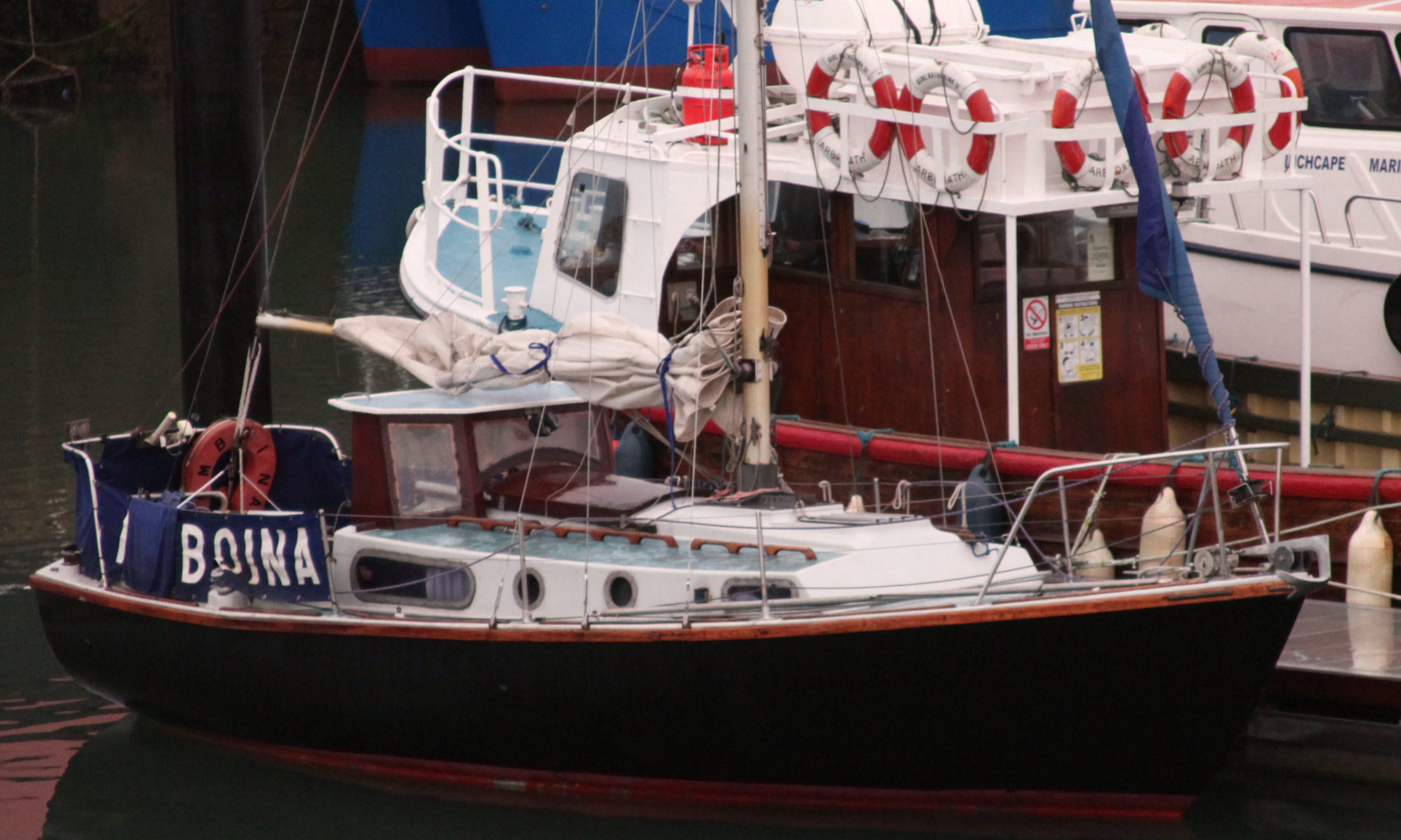 RNLI had to rescue the yacht from near the coast at Arbroath.