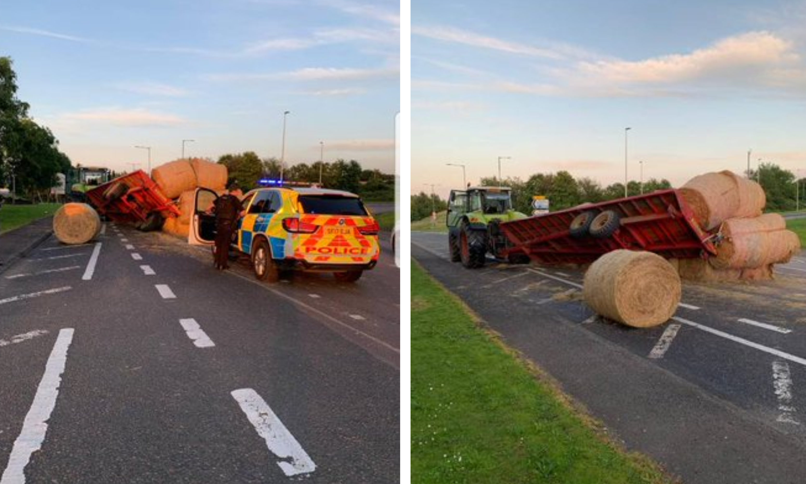 The bales on the A9.