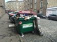 One of the overflowing bins on Blackness Street.