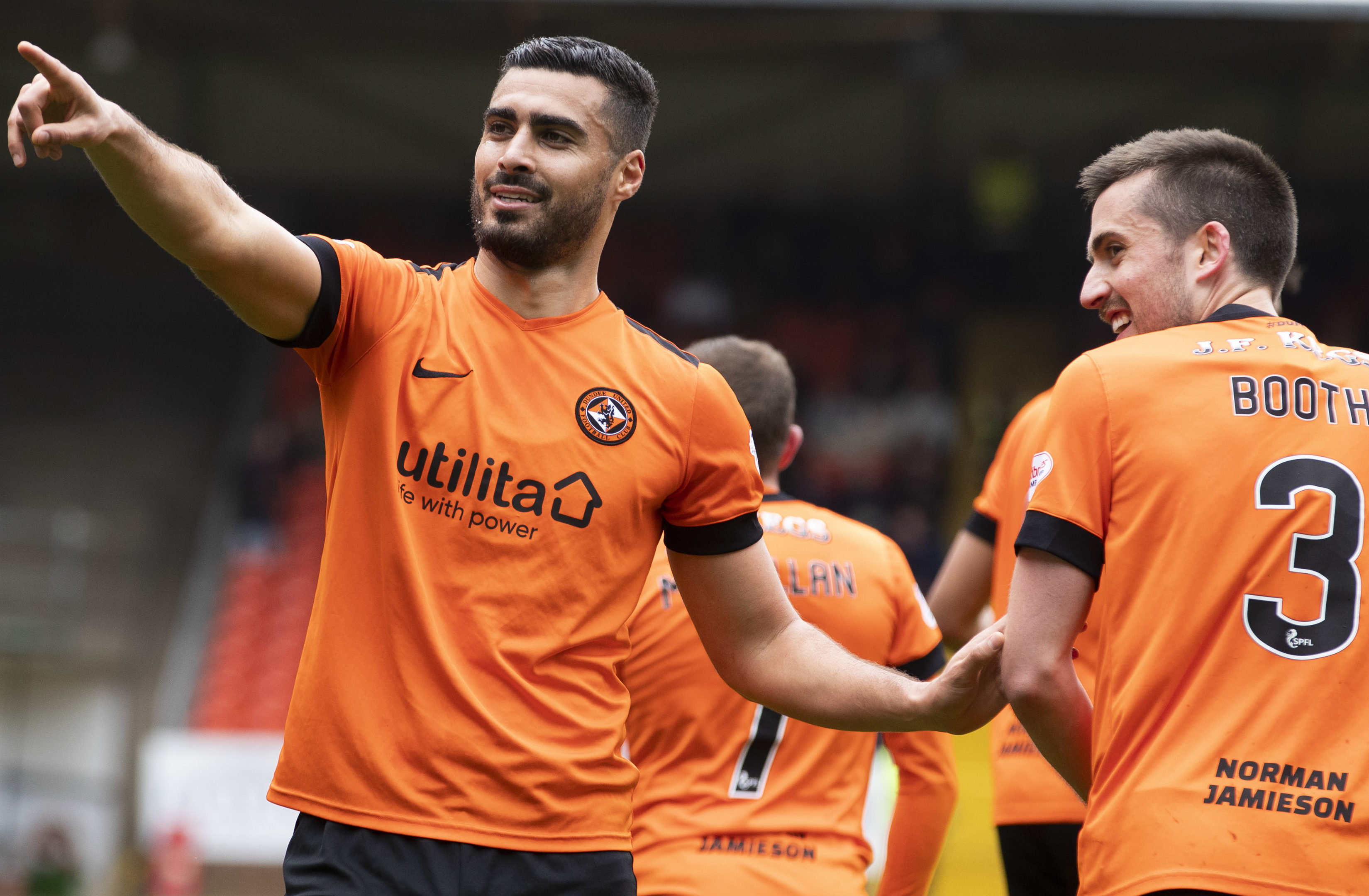 Rachid Bouhenna and Callum Booth will be leaving Dundee United.