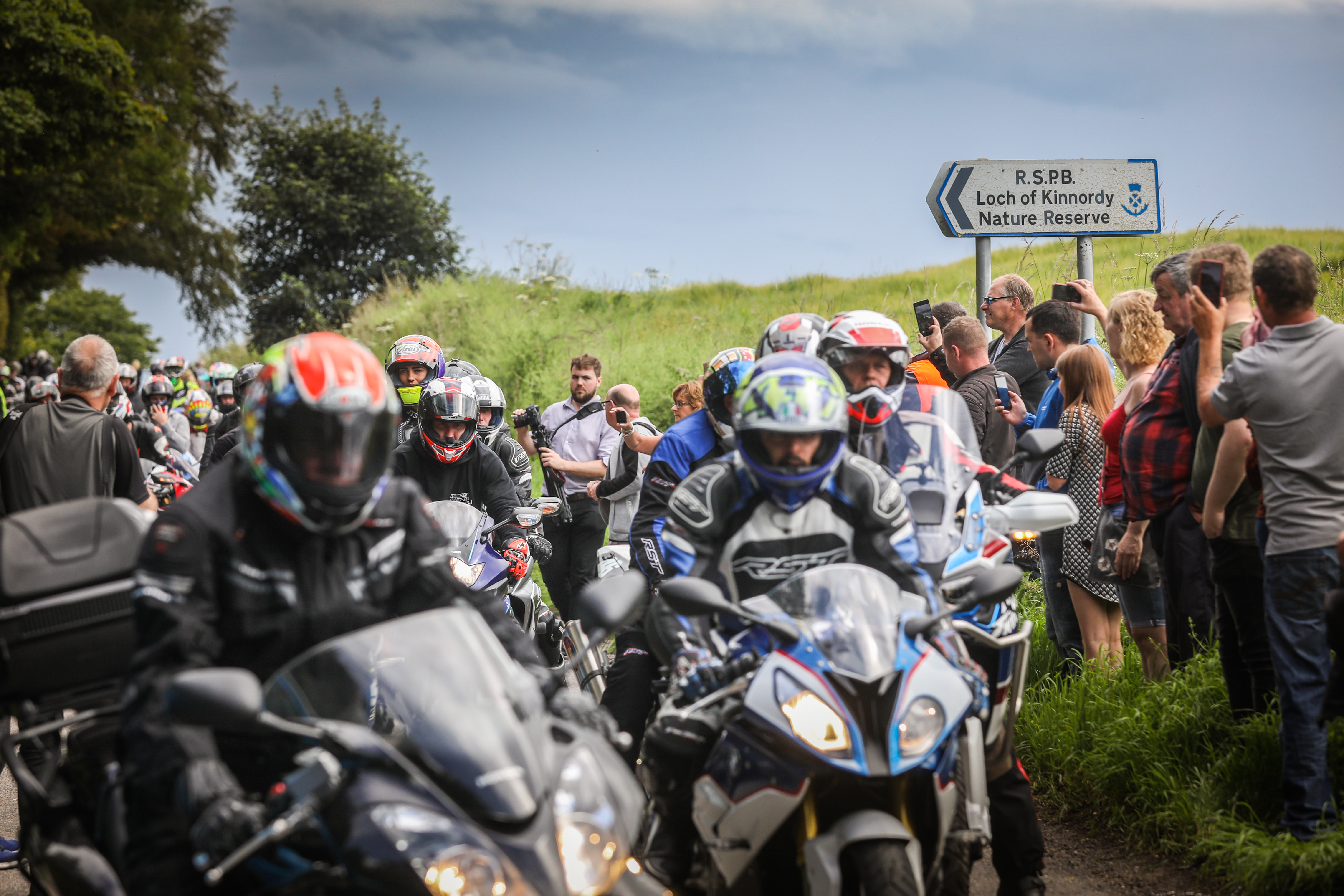 Hundreds of bikers from across Scotland turned out for the Steven Donaldson memorial ride last July.
