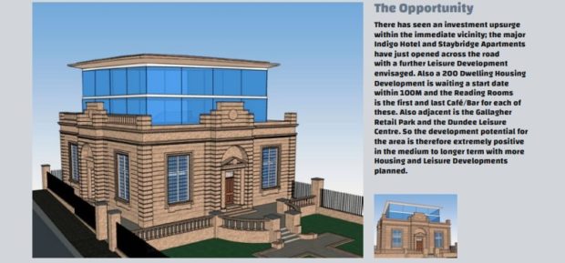 The proposed extension of the Reading Rooms.