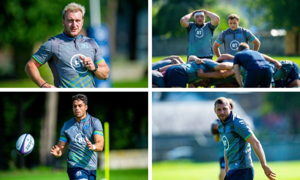 The Scotland team have been training in St Andrews.