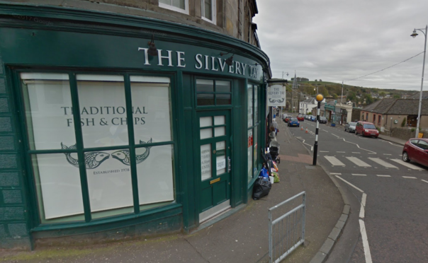 The Silvery Tay chip shop in Newport.