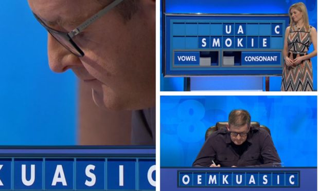 Colin flew the flag for the Arbroath smokie on Countdown.