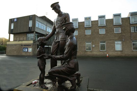 Dunfermline Police Station.