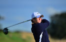 Pamela Pretswell Asher plays her tee shot to the 10th hole at the Aberdeen Standard Investment Ladies Scottish Open.