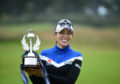 Mi Jung Hur of Korea with the trophy at the Aberdeen Standard Investment Scottish Open.