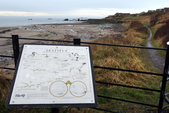 Seafield Beach, Kirkcaldy (stock image).