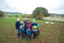 Last year’s sheep award winners the McGowan family on Incheoch Farm near Alyth.