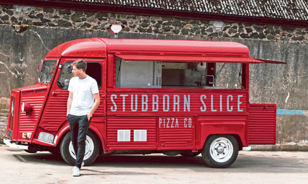 George Lorimer, owner of Stubborn Slice