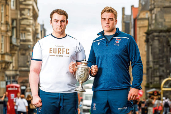 Ruairidh Orr Ewing, University of Edinburgh men’s captain, and
Jamie Morrison, University of St Andrews men's representative.