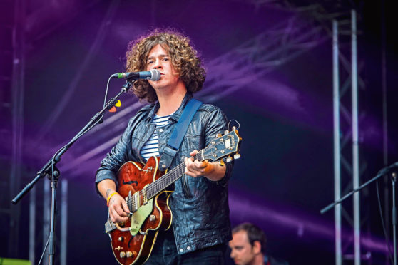 Kyle Falconer at the 3D Festival in Slessor Gardens, Dundee.
