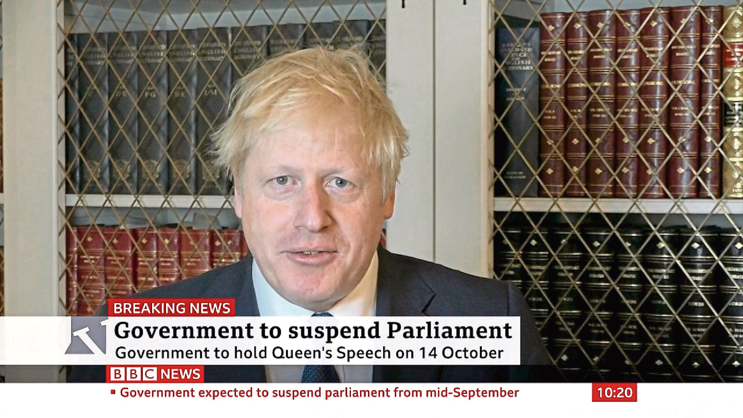 Boris Johnson asked the Queen to suspend parliament so the UK government could prepare a Queen's speech.