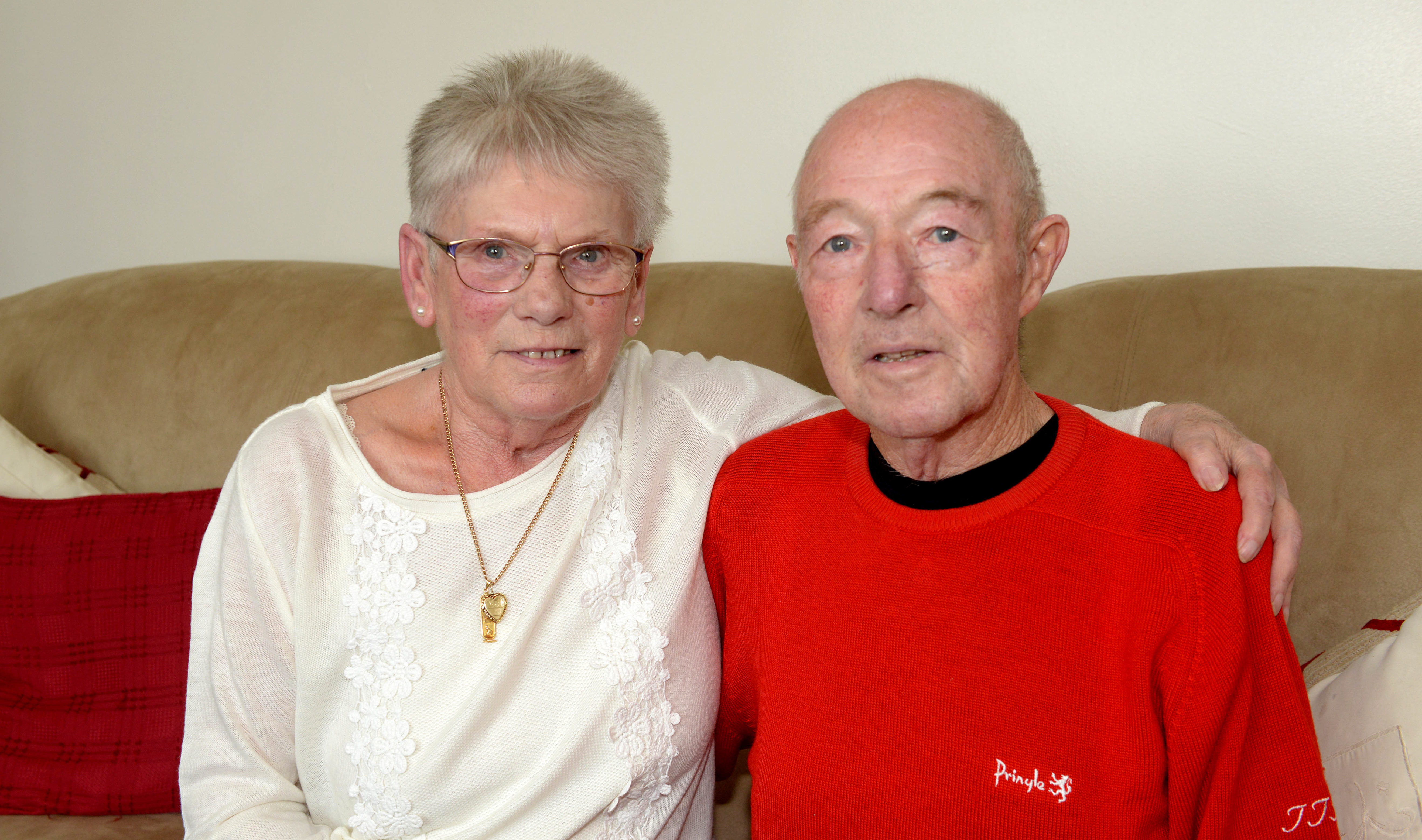 Tom Reid pictured with his wife Myra.