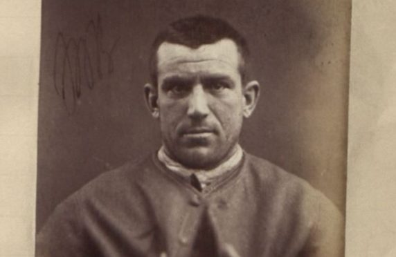 David Ness, one of the few convicts of whom photos exist in the new database. He served time in prison for "assault with intent to ravish".