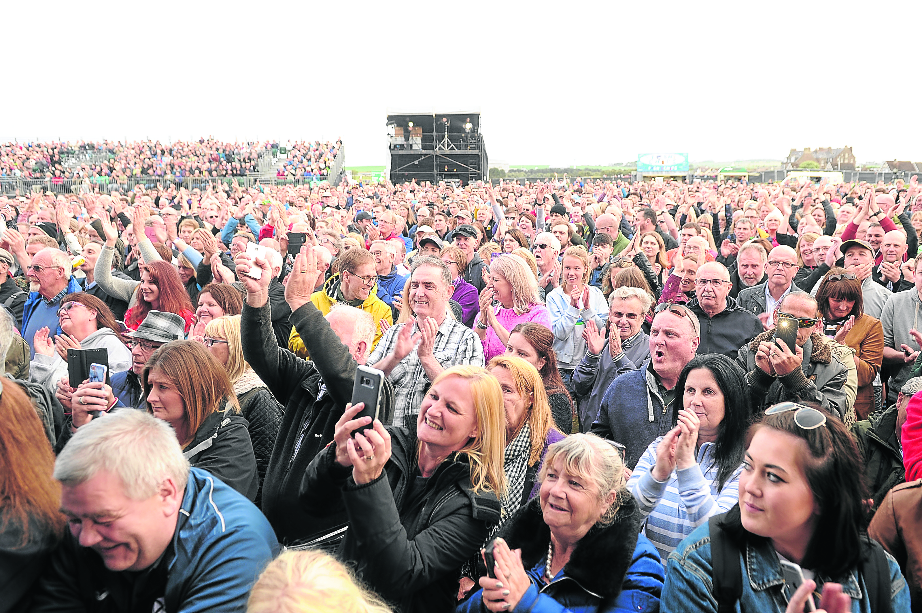 Montrose fans enjoying the Beach Boys playing in 2017.