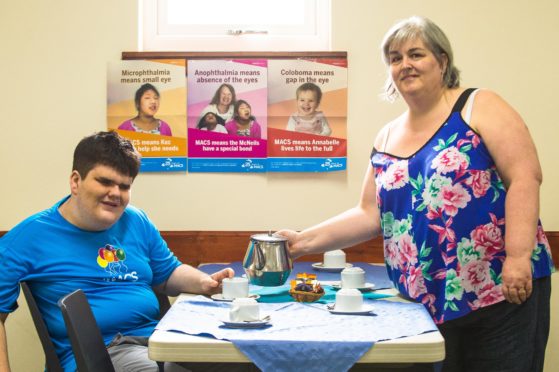 Joe Carberry, 17, and his mum Michelle.