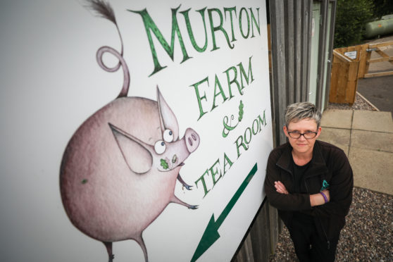 Donna Walker of Murton Farm tea rooms at Murton Nature Reserve, which was targeted by thieves.