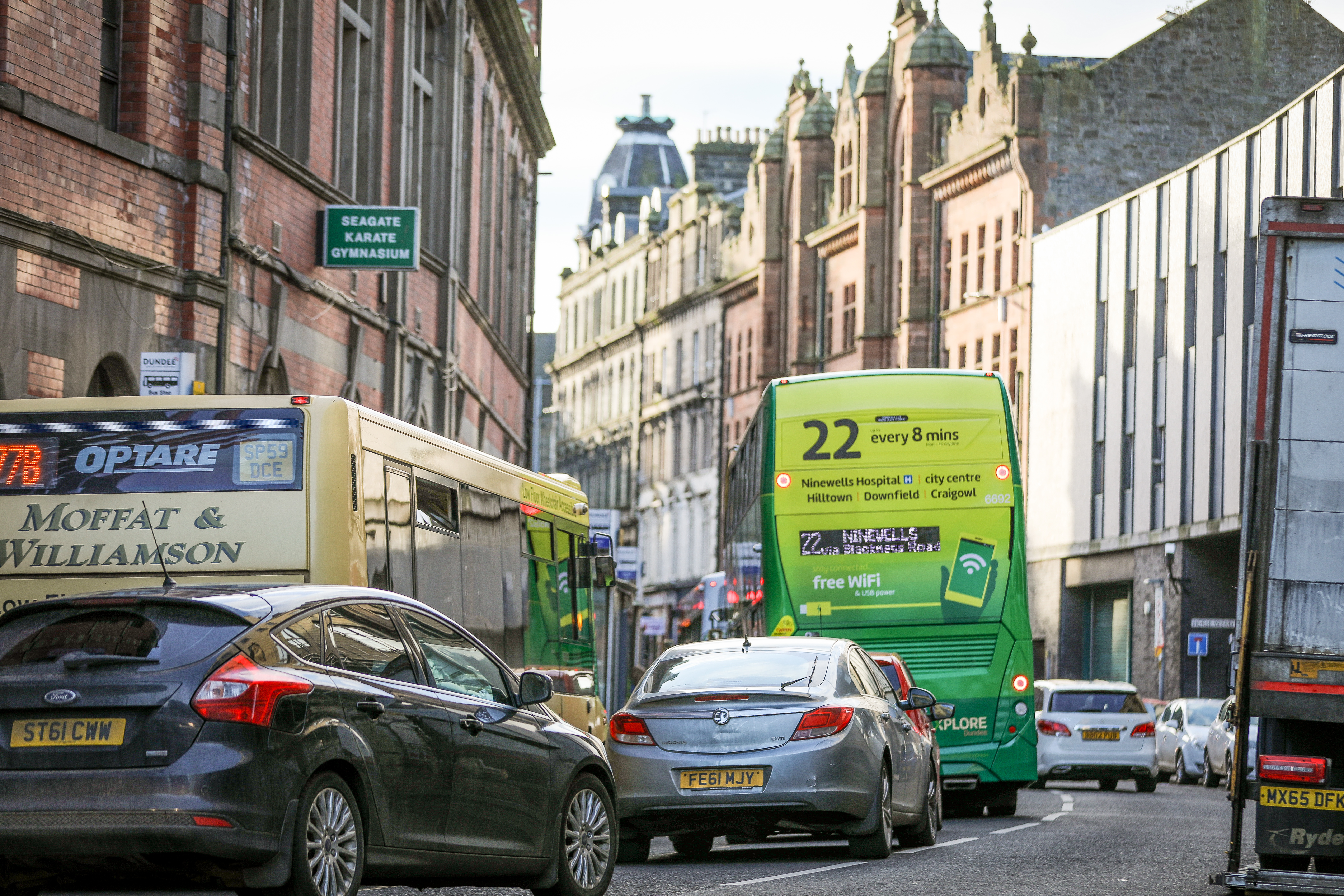 Dundee's Seagate is one of Scotland's most polluted streets