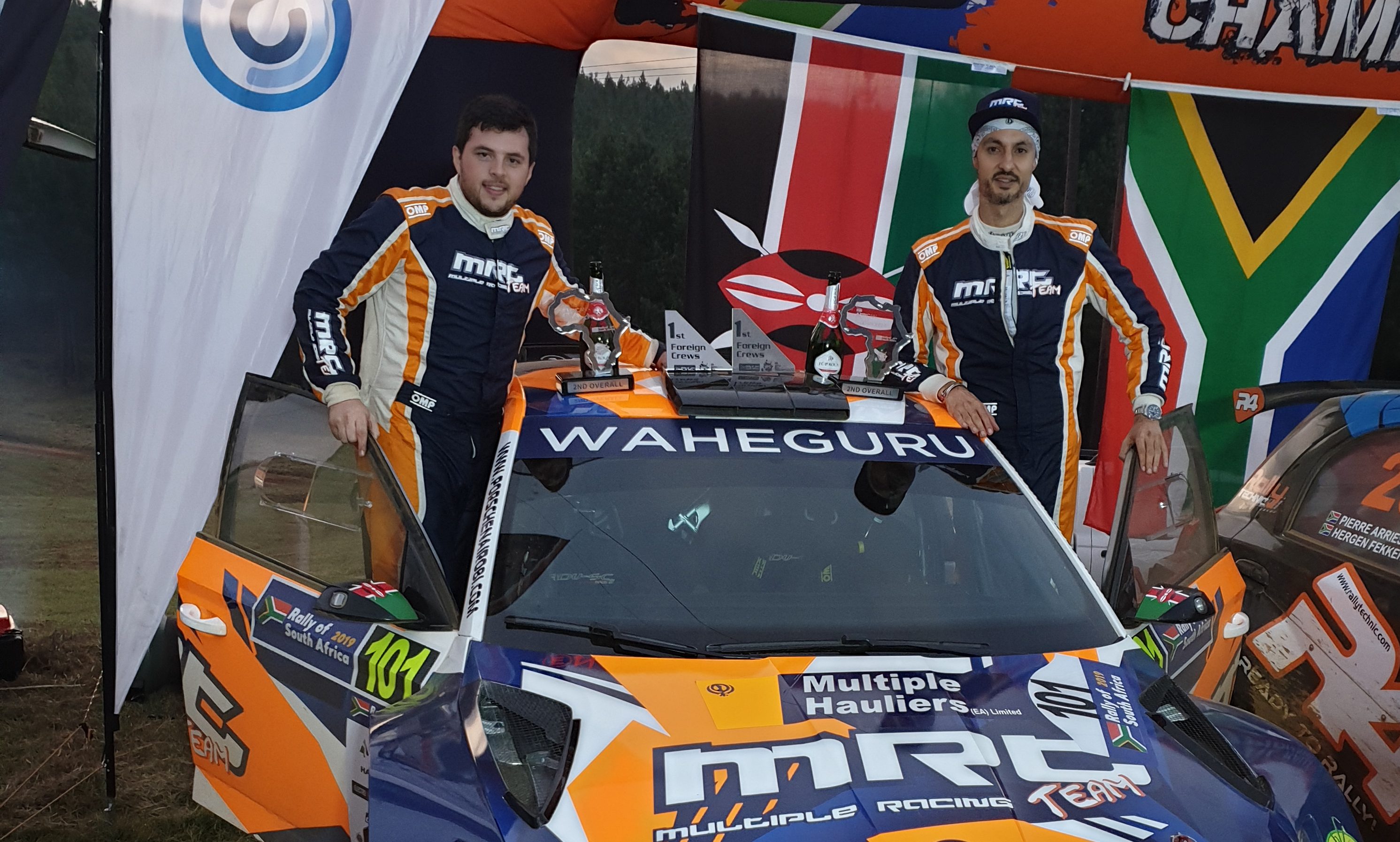 Drew Sturrock and Manvir Baryan secured the 2019 title at Rally Uganda.