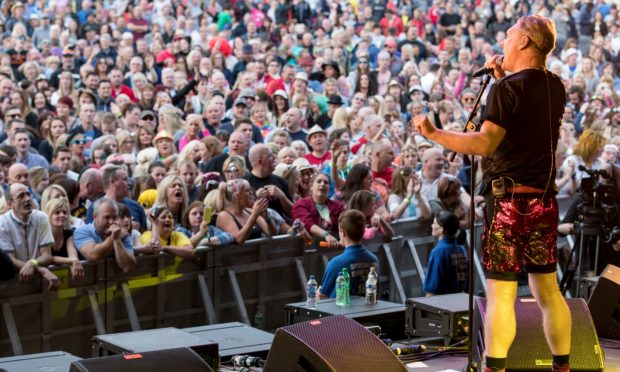 Erasure's Andy Bell at the 2016 Party in the Palace