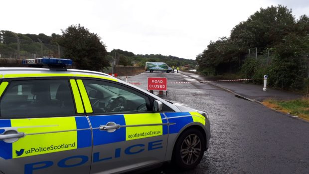 Stannergate in Dundee is closed due to flooding.