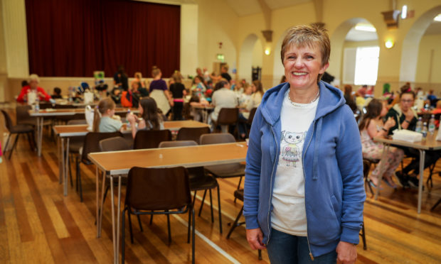 Judy Hamilton at the successful Cafe Inc in Lochgelly .