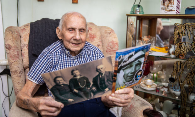 Jimmy Sinclair at home