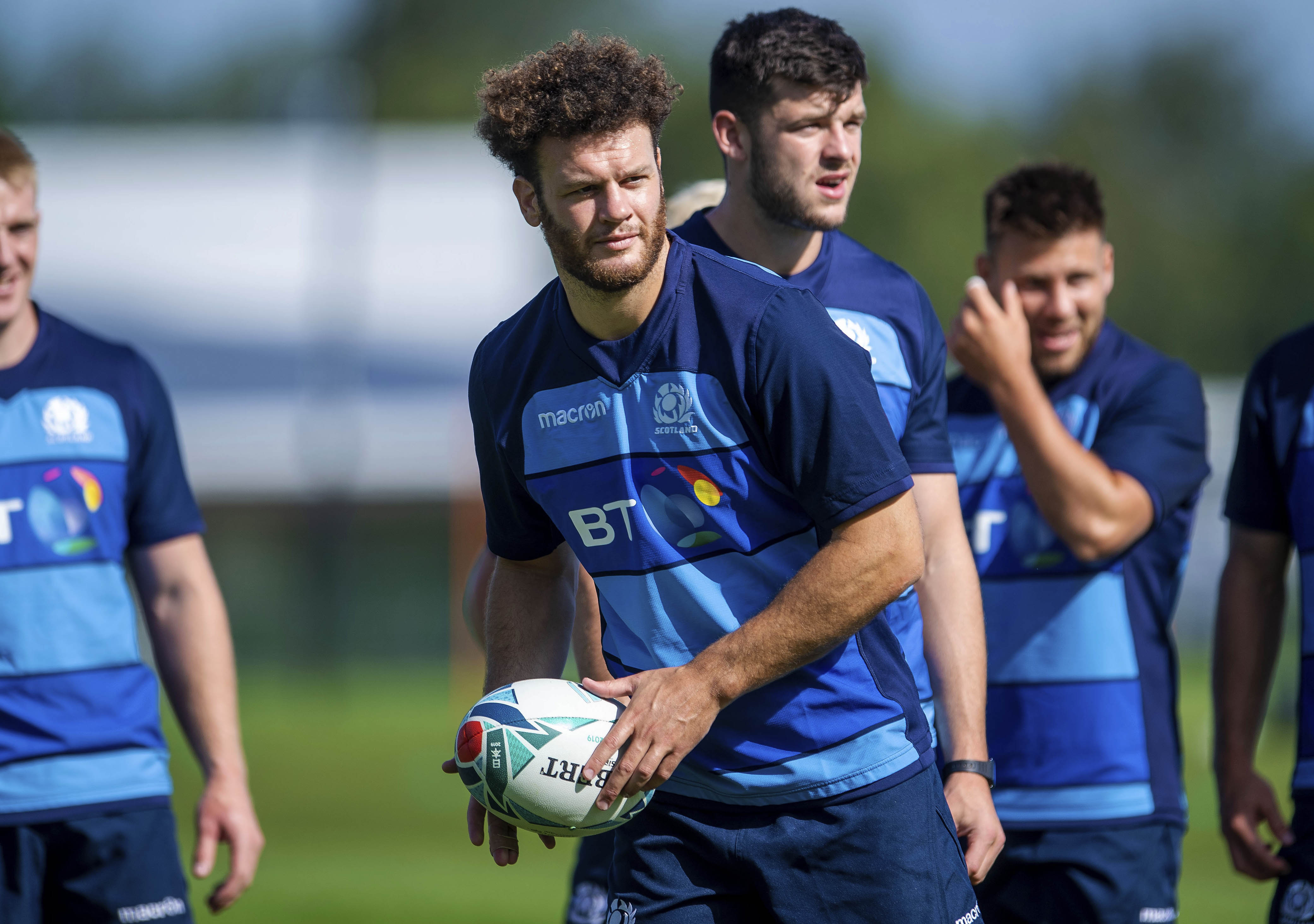 Duncan Taylor is set to feature for Scotland against Russia.