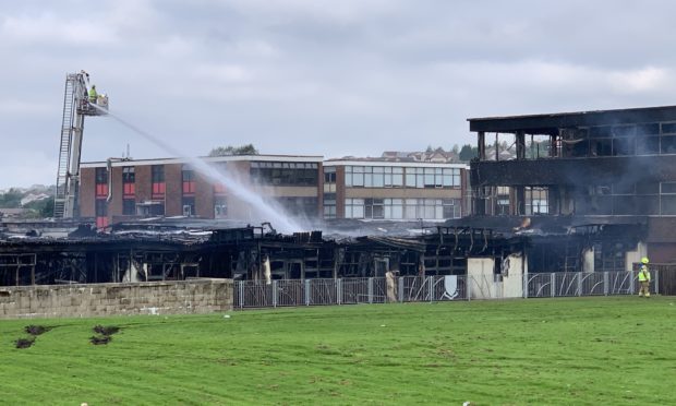 Woodmill High School in Dunfermline.