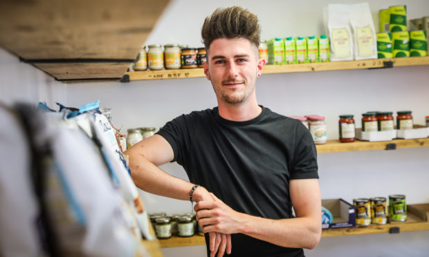 Owner Gavin Starrs in his shop.