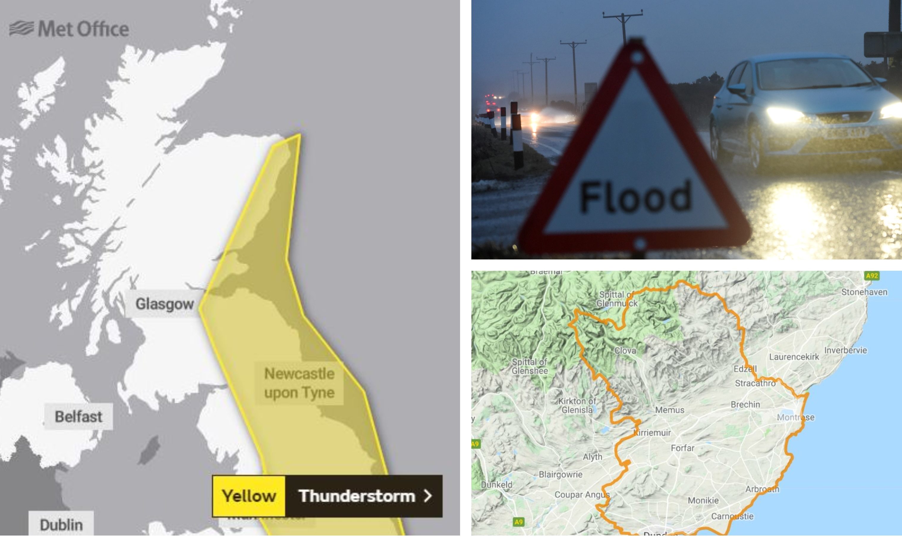 Flooding and thunderstorms have been predicted.