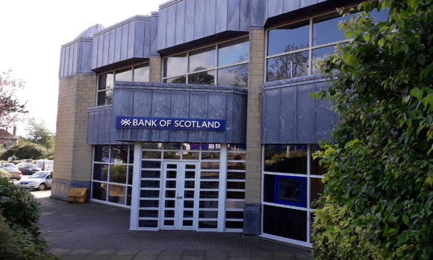 The branch of Bank of Scotland in Bothwell Street.