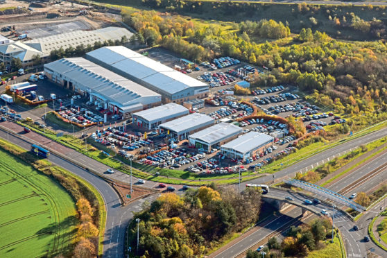Halbeath Motor and Trade Park in Dunfermline