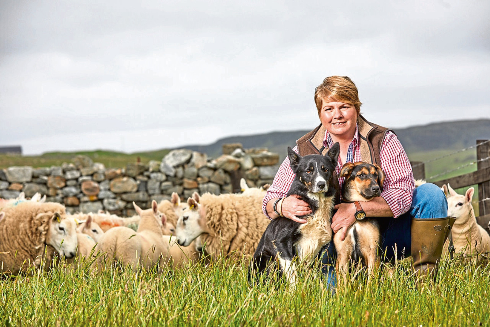 Joyce Campbell has been attacked on social media because she is a hill farmer.