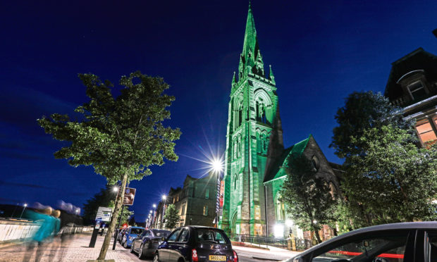 The iconic St Matthews Church, Tay Street, Perth.