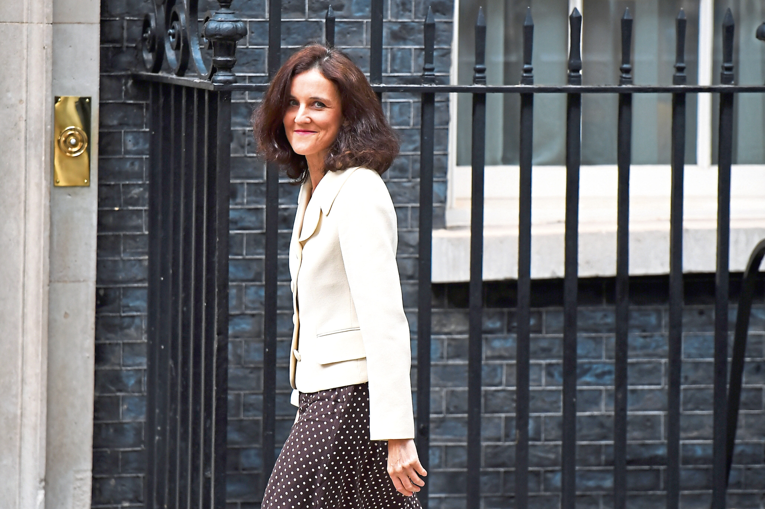 Defra Secretary of State Theresa Villiers outside 10 Downing Street.
