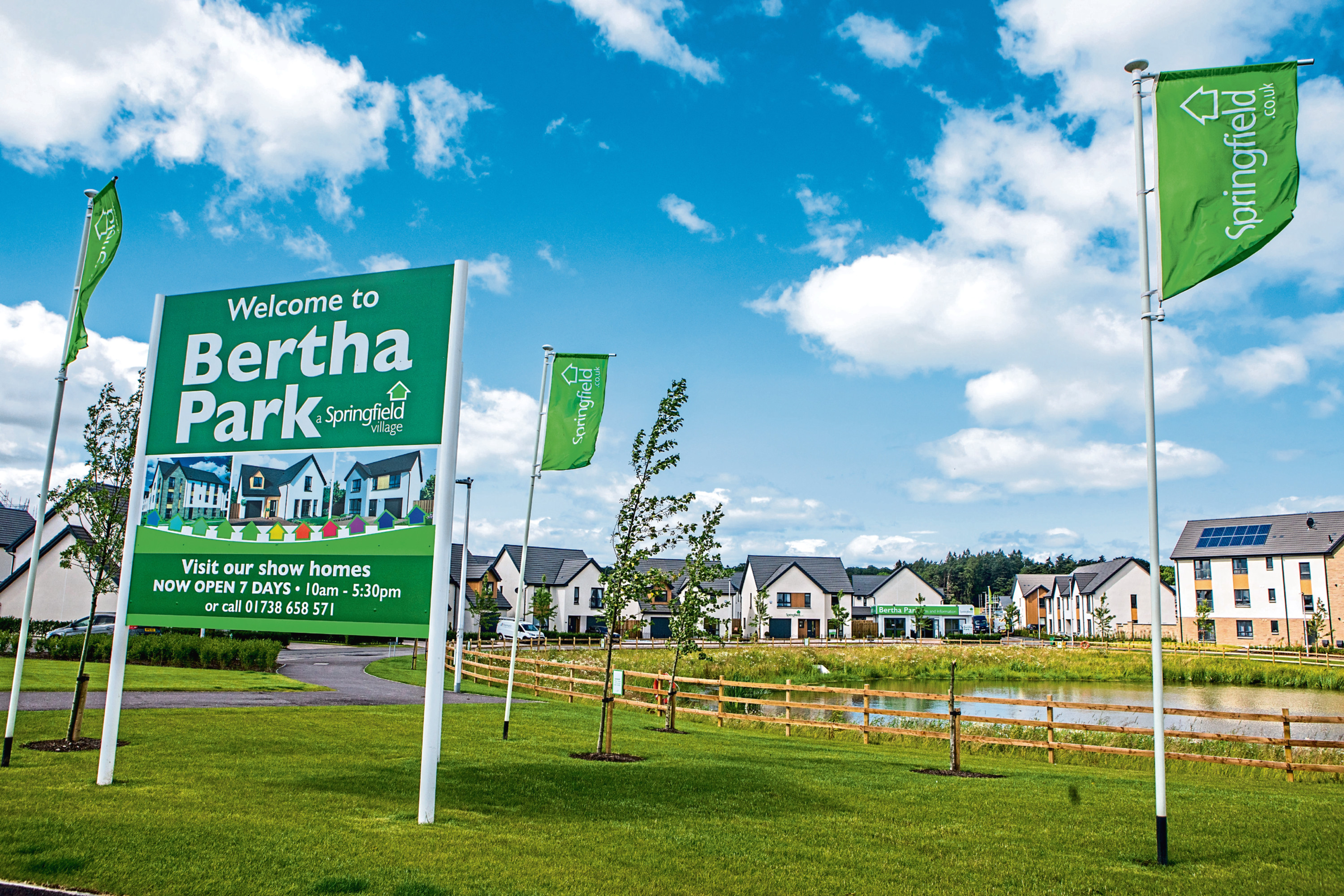The Bertha Park development on the outskirts of Perth