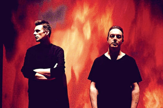 Glasvegas duo Rab and James Allan.