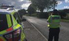 Officers were stationed along the A93 on Friday to catch dangerous drivers.